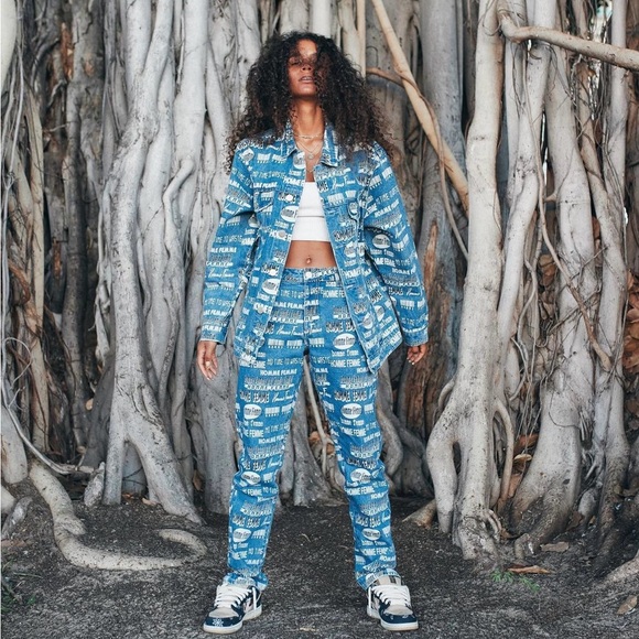 homme-+femme Other - Homme + Femme logo denim jacket.